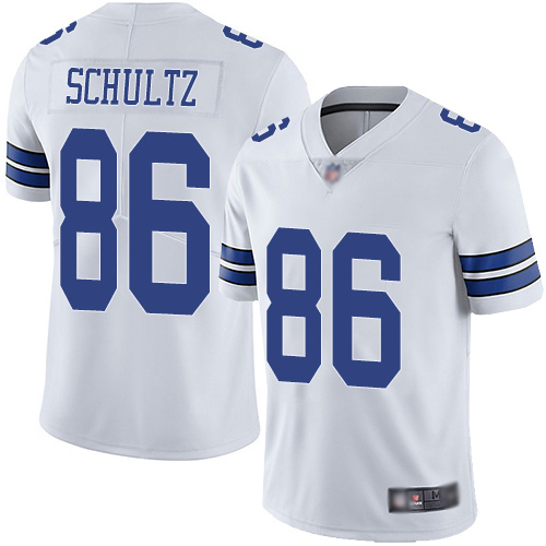 Men Dallas Cowboys Limited White Dalton Schultz Road #86 Vapor Untouchable NFL Jersey->dallas cowboys->NFL Jersey